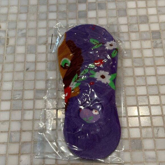 Girl Scouts Cookie Horse Purple Socks NWT - Picture 4 of 5